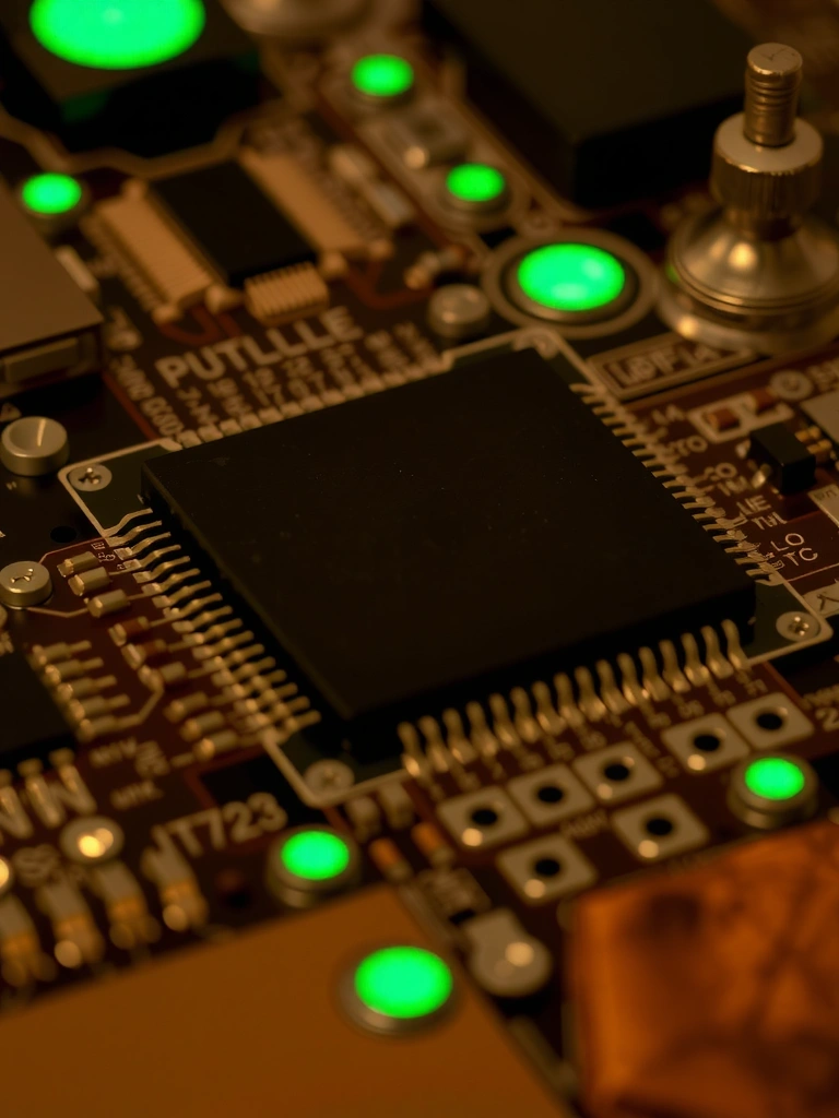 High-tech data processing aesthetic for economic quantification